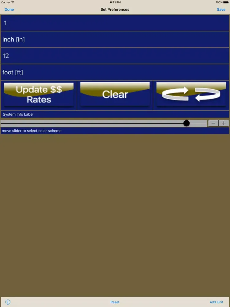 Units Converter and Calculator iPad 應用截圖