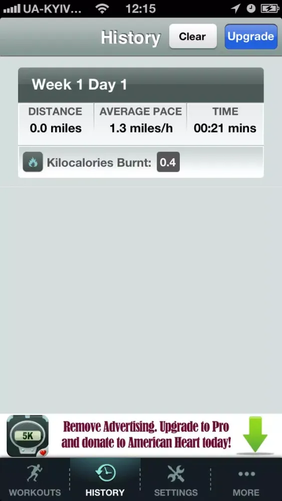 Zrzuty ekranu 5K Fitness Trainer Free - Run for American Heart