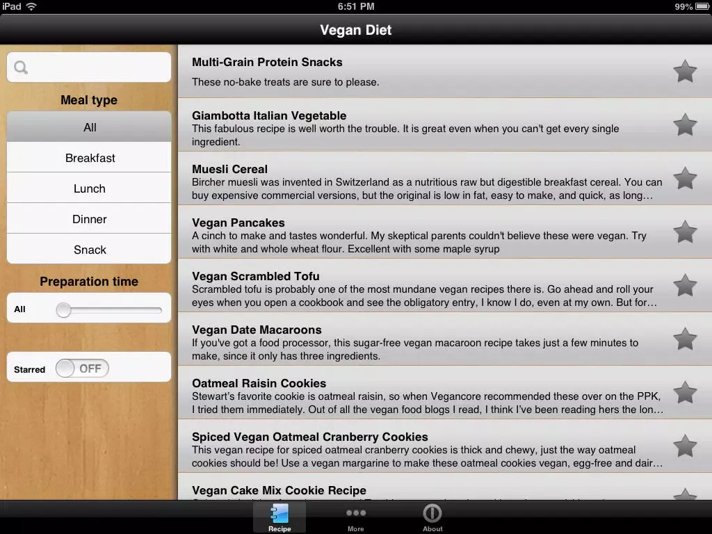 Tangkapan layar Vegan Diet Pro - A Vegan Guide to Healthy Eating iPad 