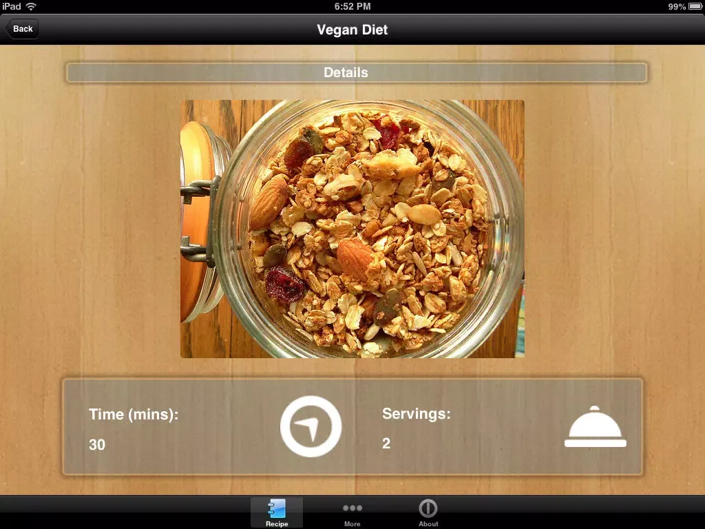 Tangkapan layar Vegan Diet Pro - A Vegan Guide to Healthy Eating iPad 