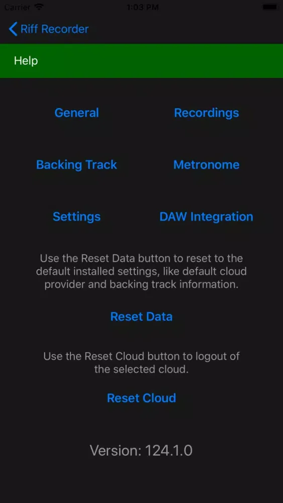 Riff Recorder Screenshots