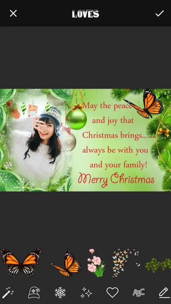 Christmas Cards Maker 스크린샷