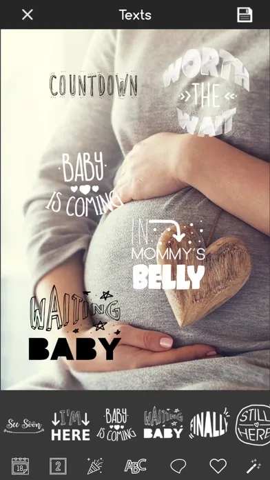 Capturas de tela do Baby Story Photo Snap Art