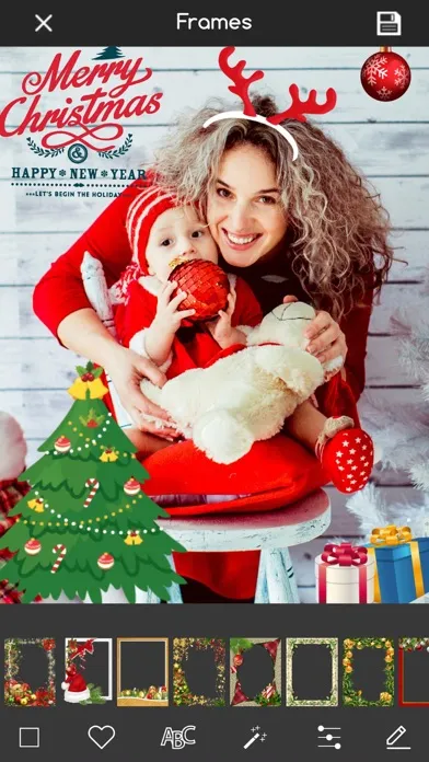 Christmas Photo Editor Sticker Ekran Görüntüleri