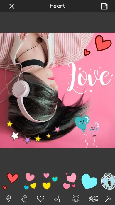Kawaii Photo Editor Stickers स्क्रीनशॉट