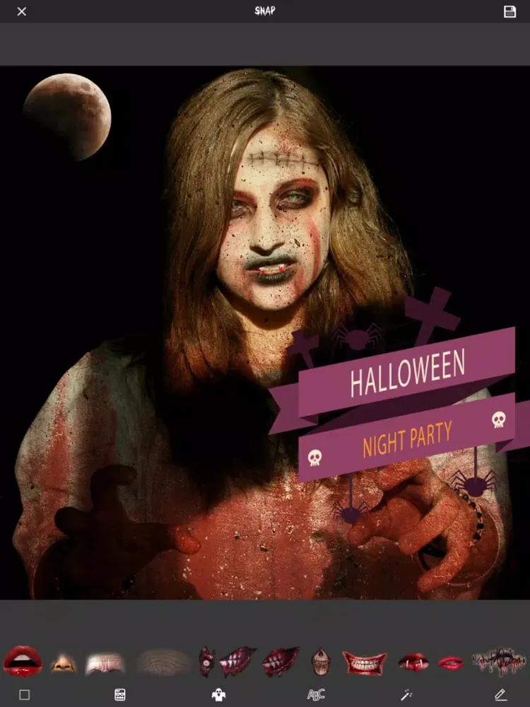 تصاویر Halloween Costume Party Makeup iPad 