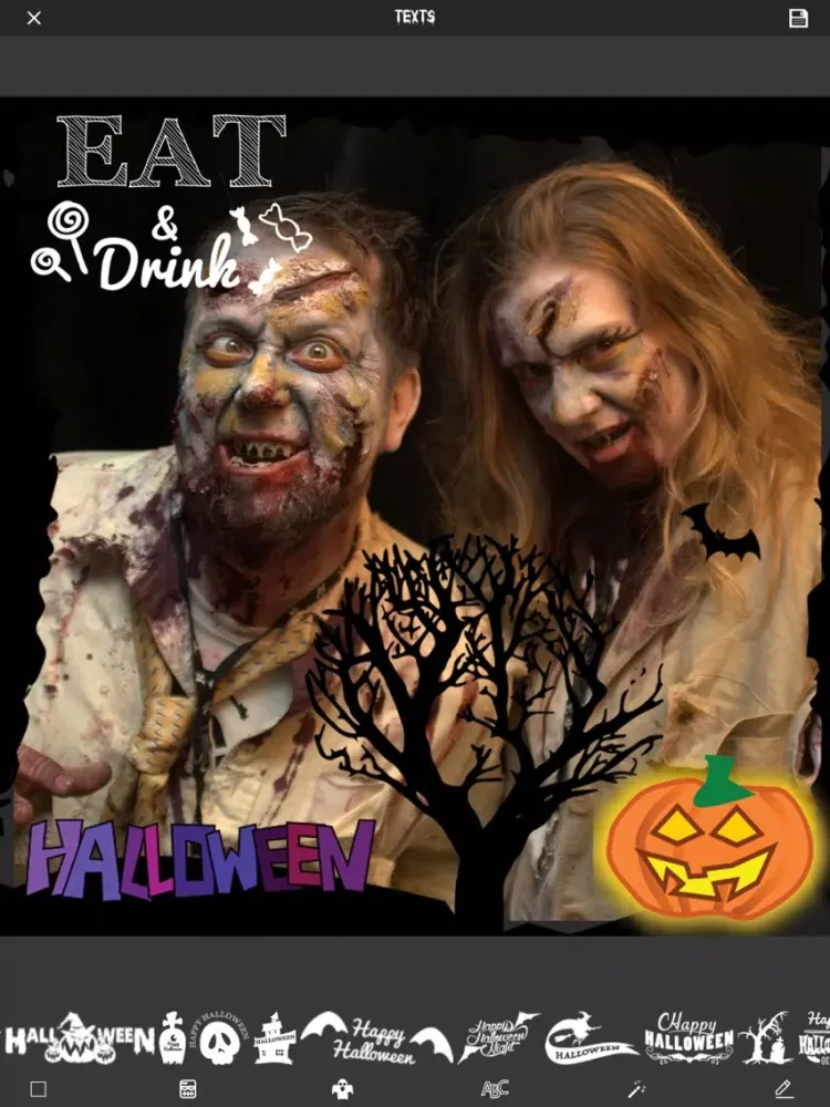 تصاویر Halloween Costume Party Makeup iPad 