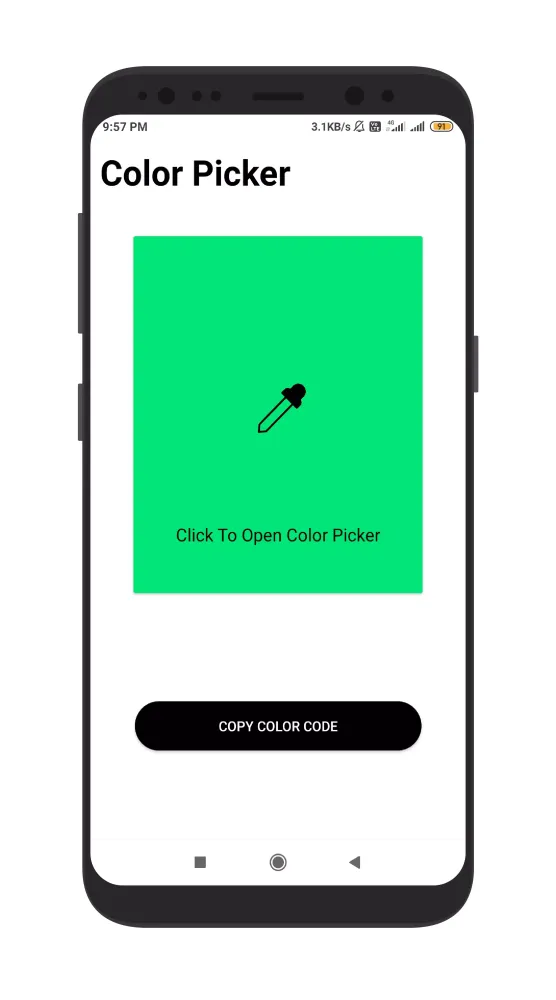 Ảnh chụp màn hình của Color Picker