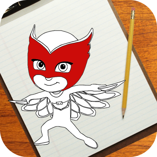 Learn to draw Pj Mask