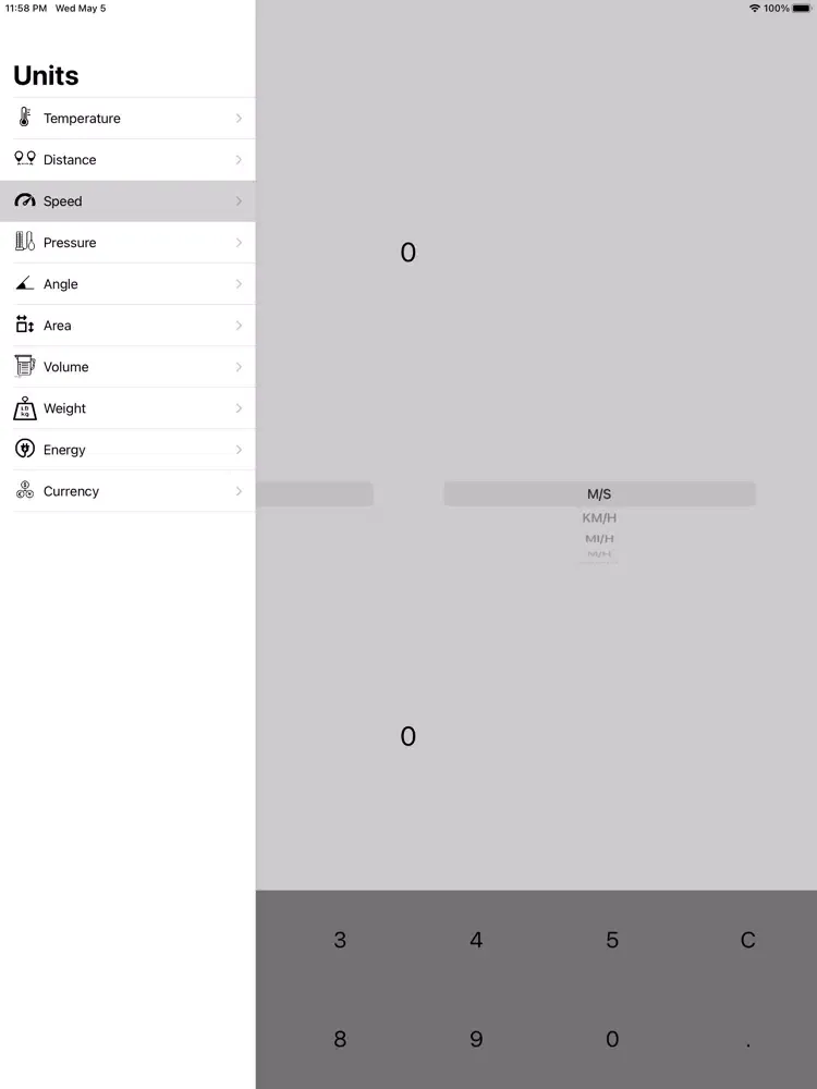 Скриншоты Easy Conv - Units converter iPad 