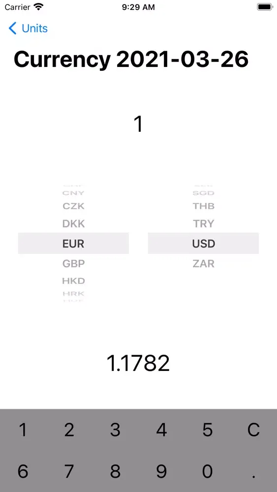 Скриншоты Easy Conv - Units converter