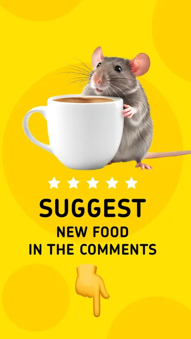 صور Rat Stickers: Pizza, Burger...