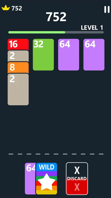 Captures d'écran de 2048 Cards