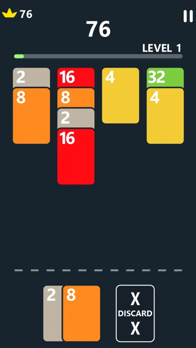 Captures d'écran de 2048 Cards