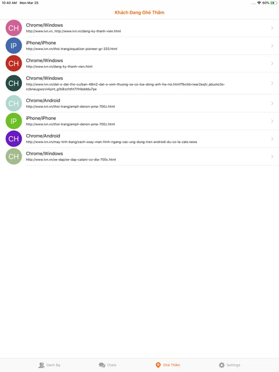 Screenshot di Chat 30s iPad 