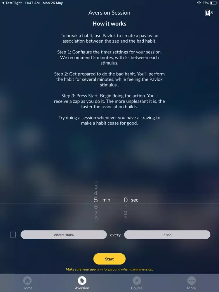 Pavlok Stop the Craving iPad  سکرین شاٹس