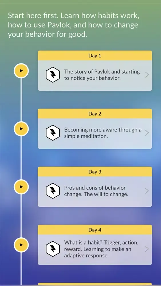 Pavlok Stop the Craving سکرین شاٹس