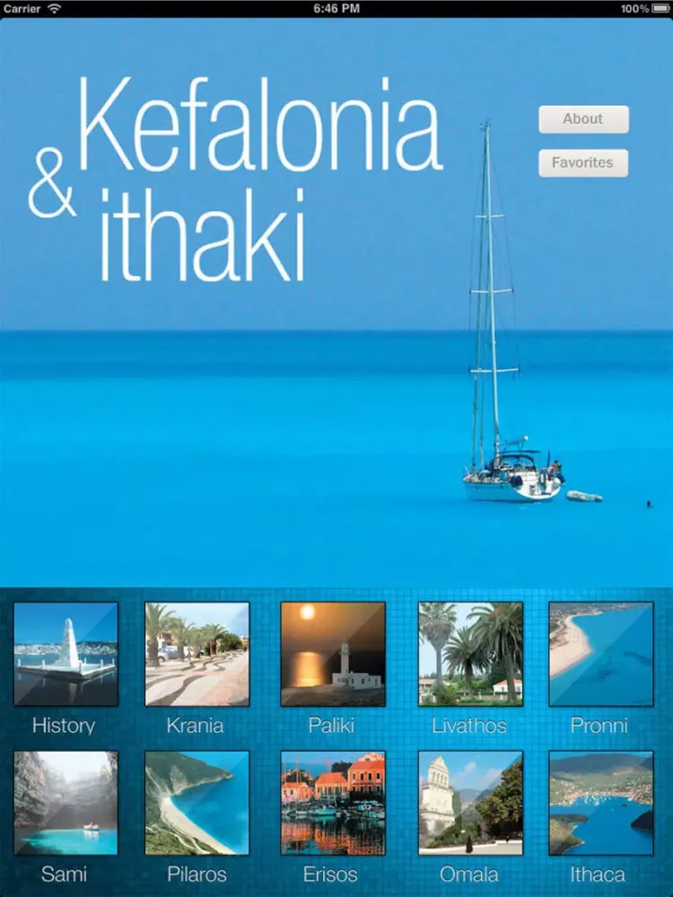 Kefalonia & ithaki my personal journey iPad  स्क्रीनशॉट