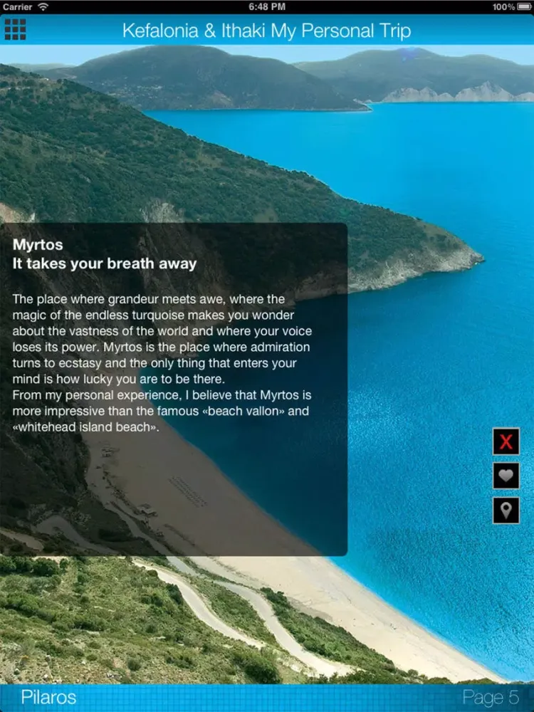 Kefalonia & ithaki my personal journey iPad  स्क्रीनशॉट
