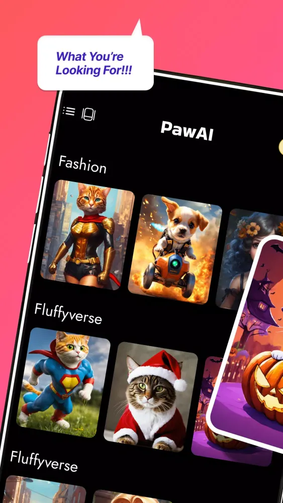 Captures d'écran de PawAI: AI Cartoon Pet Filter