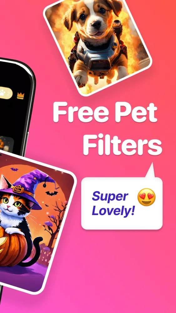 Captures d'écran de PawAI: AI Cartoon Pet Filter