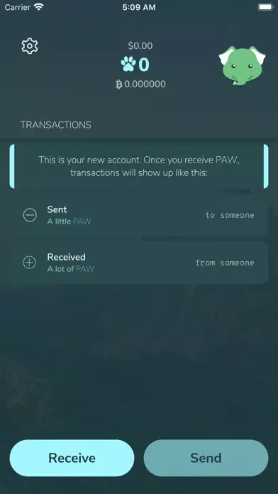 Biota - Paw Wallet سکرین شاٹس