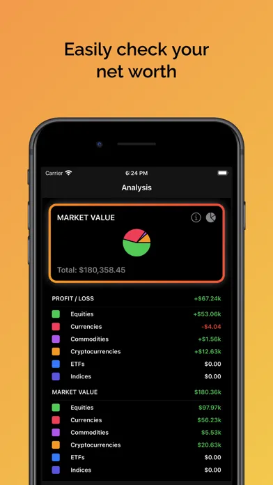 Investment Portfolio Ekran Görüntüleri