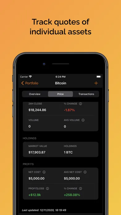 Investment Portfolio Ekran Görüntüleri