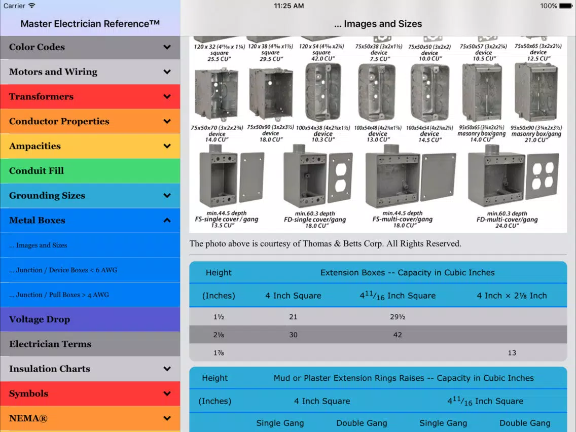 2011 Master Electrician Ref. iPad 应用截图