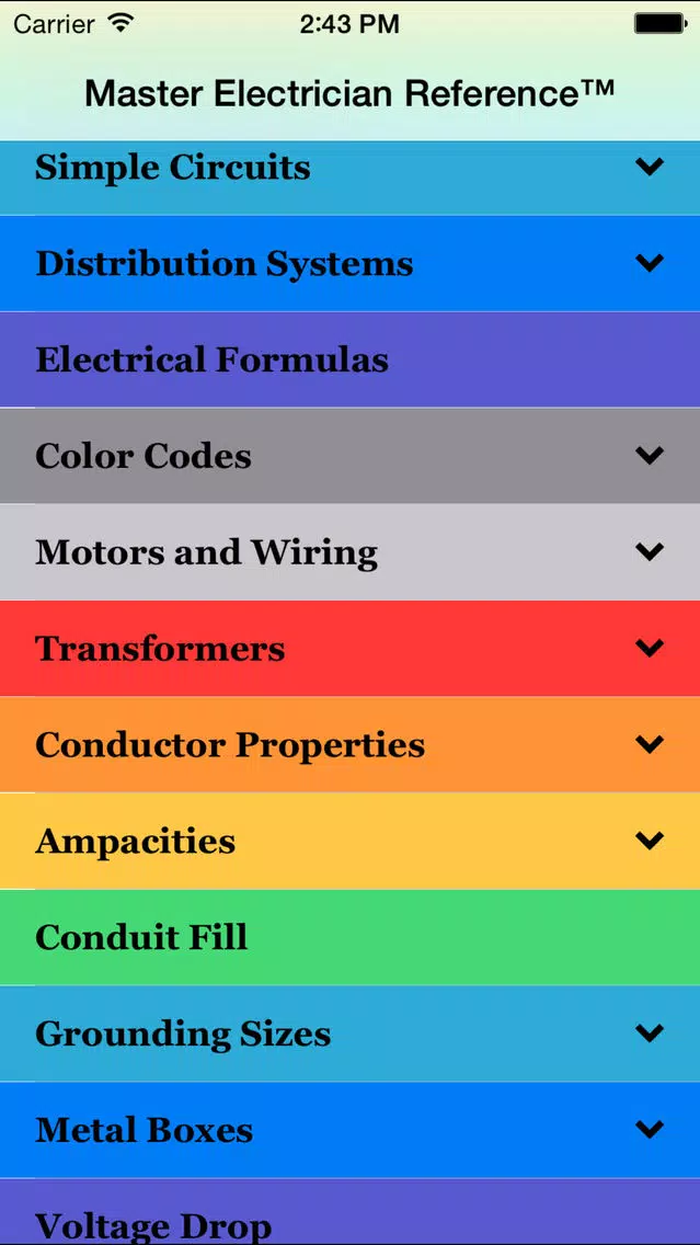 2011 Master Electrician Ref.应用截图
