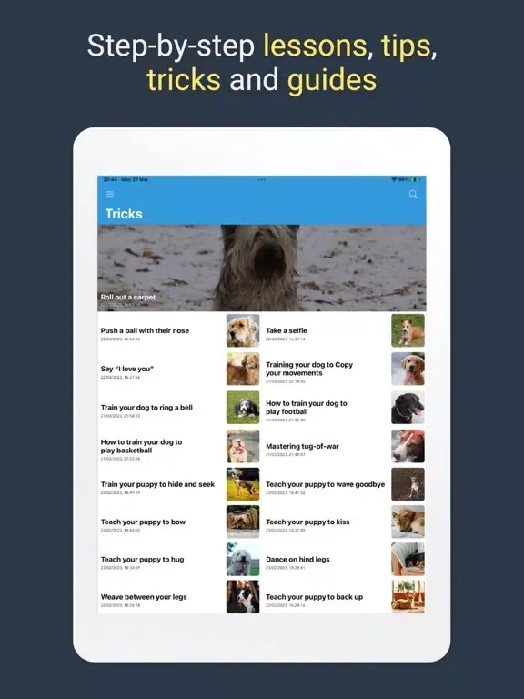 Pawfect Life - Puppy Training iPad 應用截圖