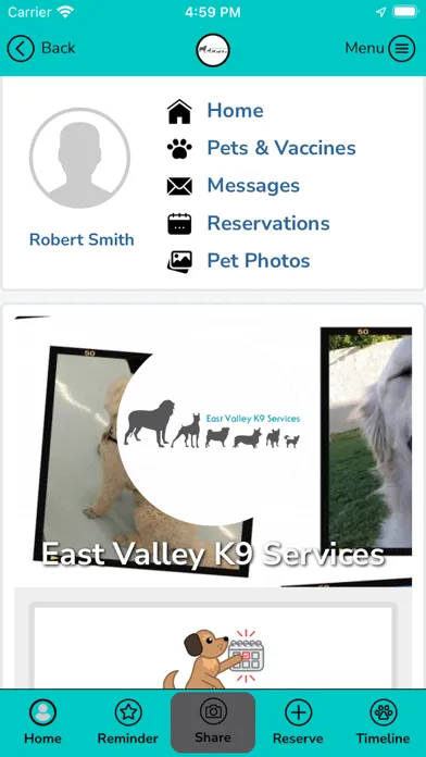 Captures d'écran de East Valley K9 Services