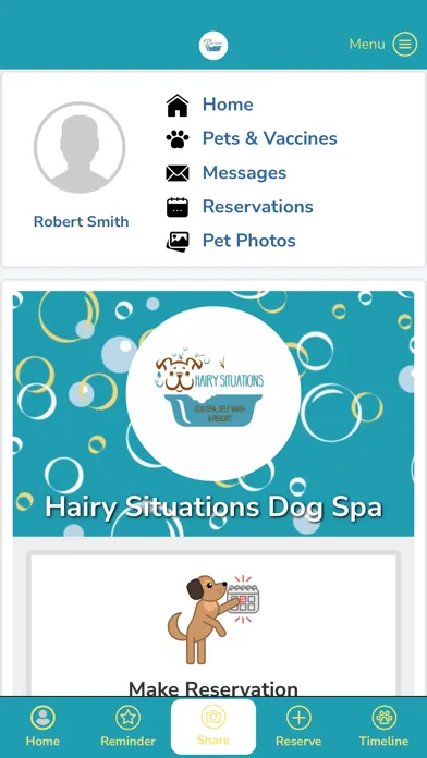 Tangkapan skrin Hairy Situations Dog Spa