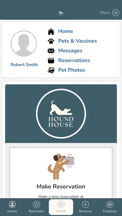 Captures d'écran de Hound House Dog Club