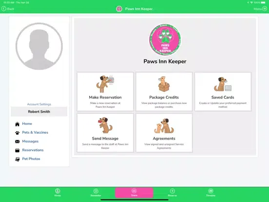 Captures d'écran de Paws Inn Keeper iPad 