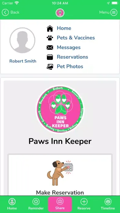 Captures d'écran de Paws Inn Keeper