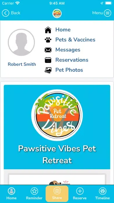 Pawsitive Vibes Pet Retreat应用截图