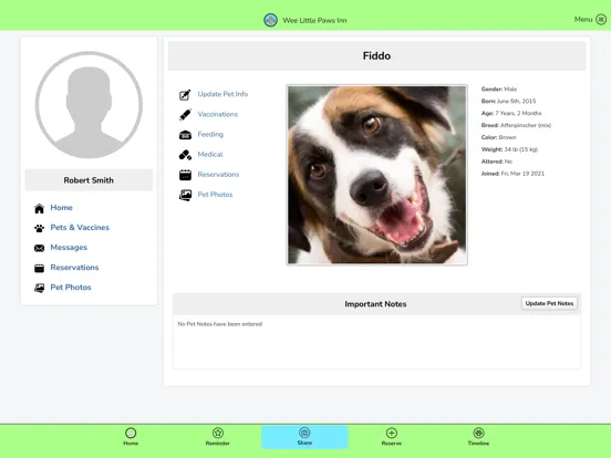 Wee Little Paws Inn iPad 应用截图