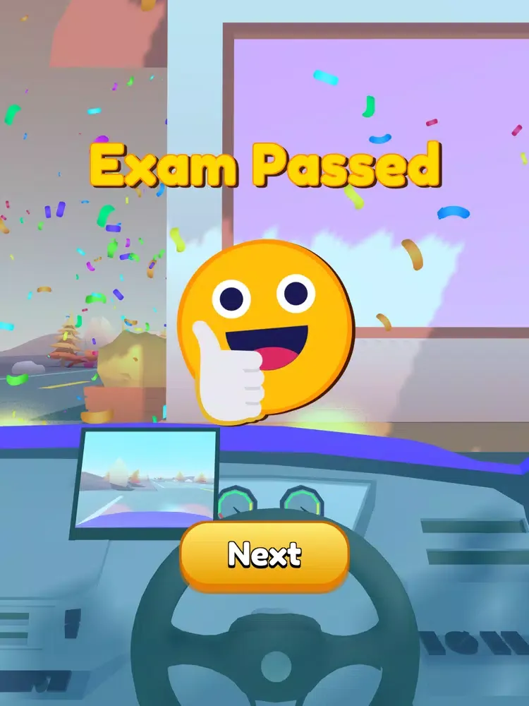 Capturas de tela do Drive Exam iPad 