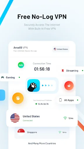 Pawxy - Fast VPN & Web Browser应用截图