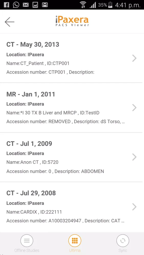 iPaxera Screenshots