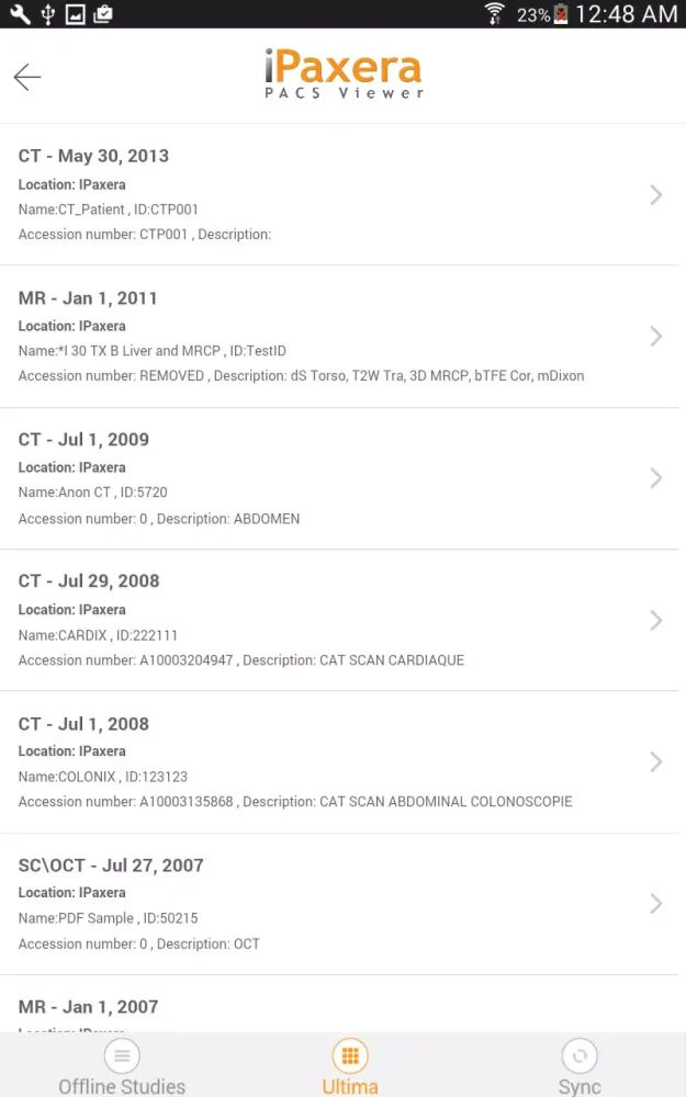 iPaxera Screenshots