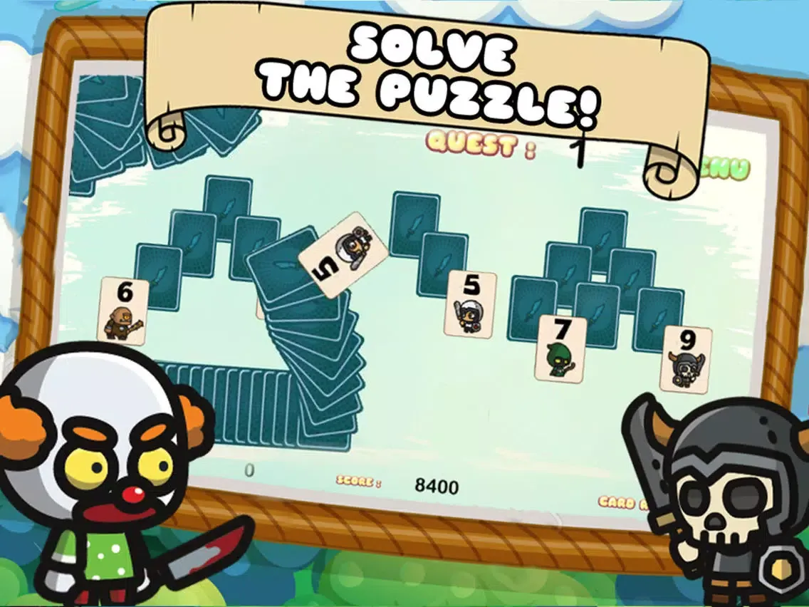 Captures d'écran de Cartoon Card Heroes iPad 
