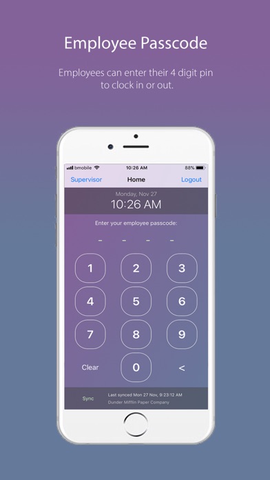Tangkapan skrin Timekeeper by paybookapp.com