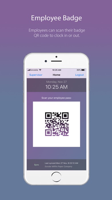 Tangkapan skrin Timekeeper by paybookapp.com