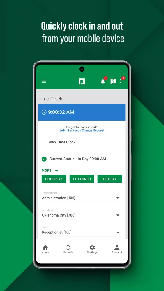 Paycom Screenshots