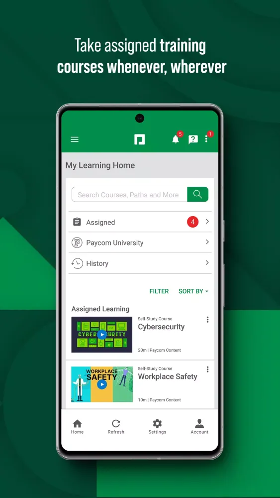 Paycom Screenshots