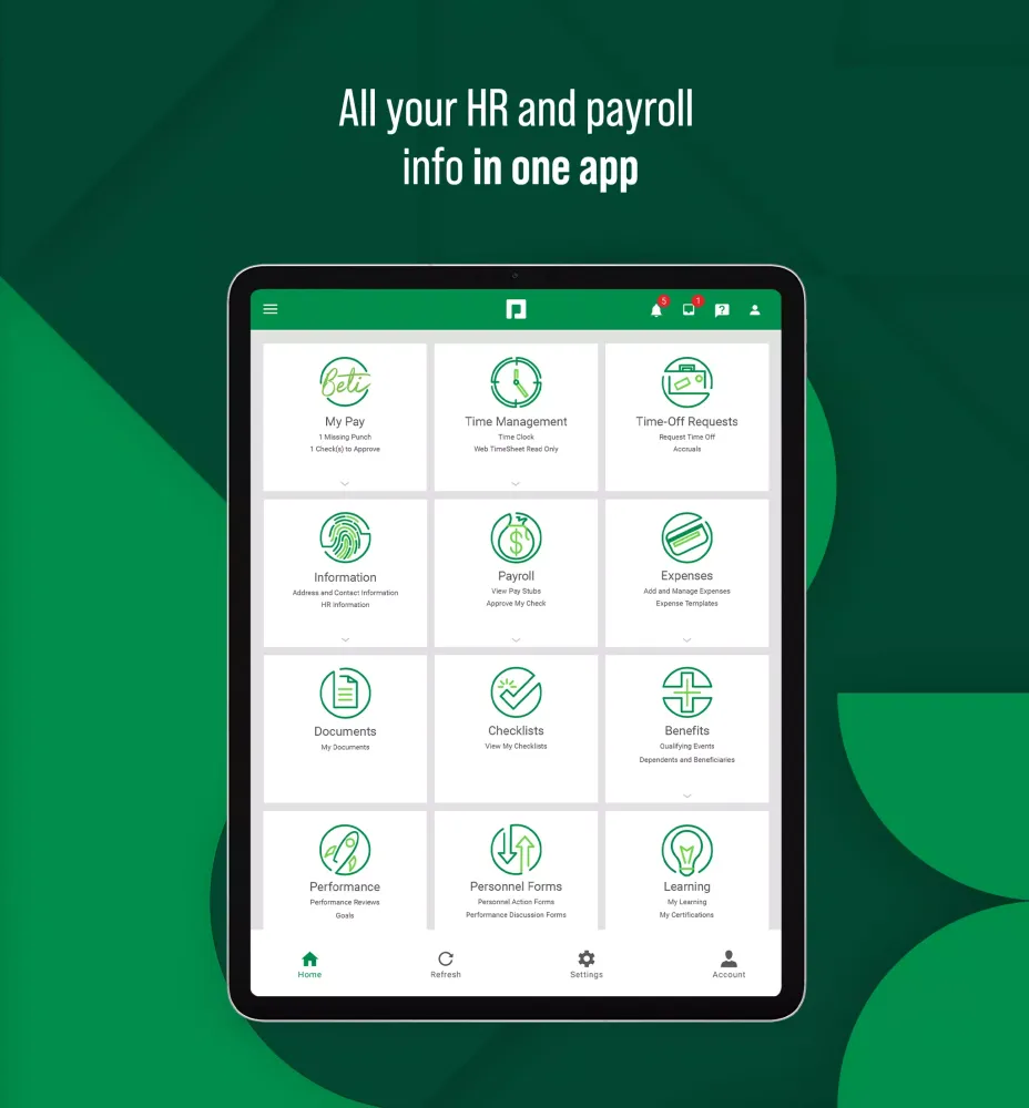 Paycom Screenshots