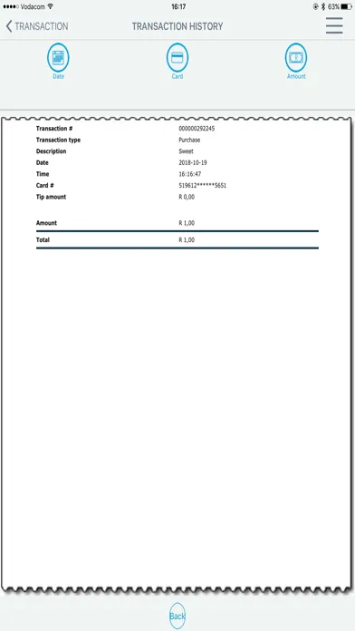 ZipZap Mobile POS Ekran Görüntüleri
