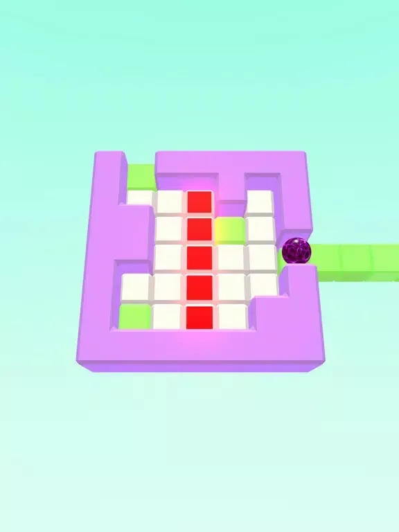 ภาพหน้าจอของ Grid Maze 3D iPad 